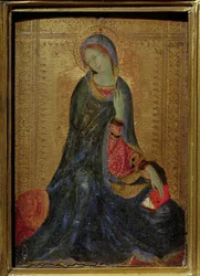 Virgin Annunciate, Right Hand Panel of Diptych